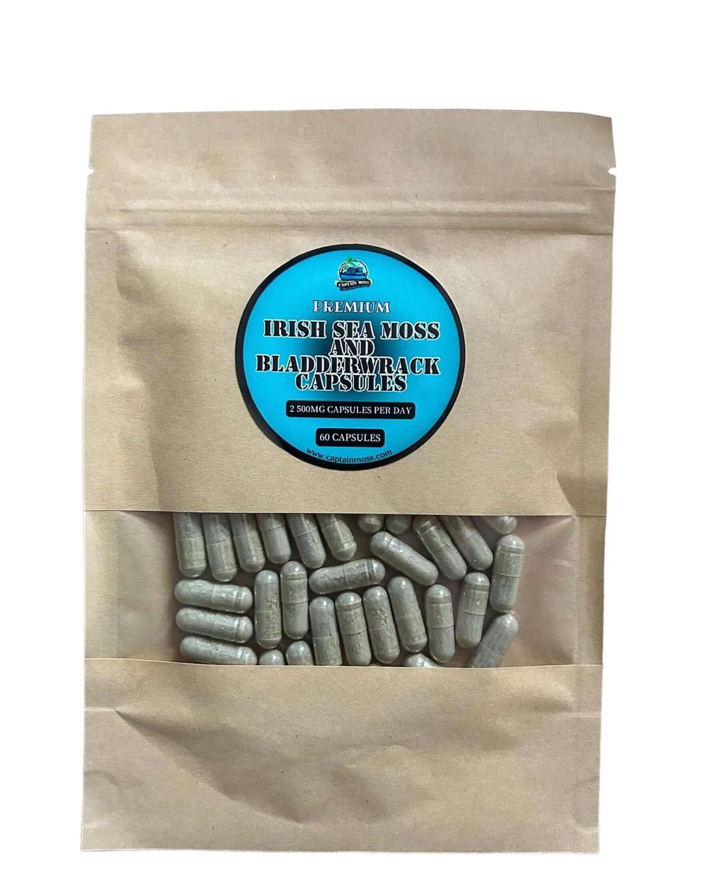 Pure Premium Irish Sea Moss & Bladderwrack Capsules | Clean | Additive & Filler Free | Vegan