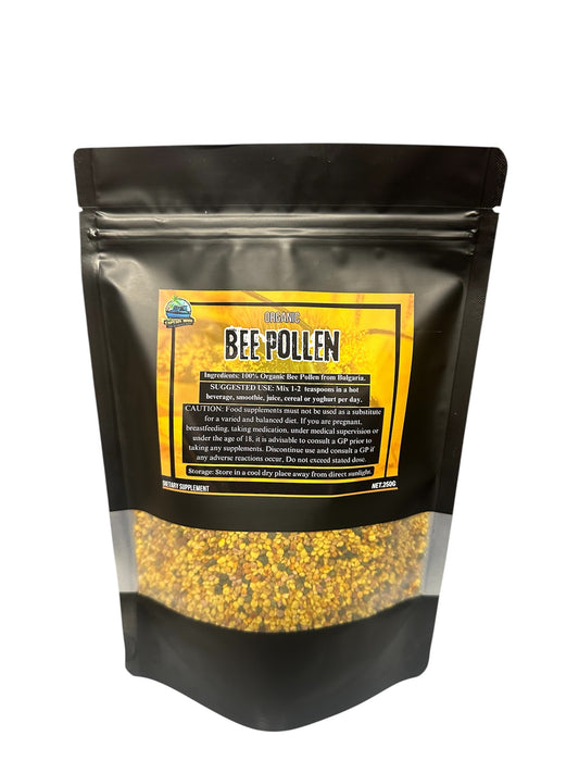 Organic unrefined Bee Pollen 250g