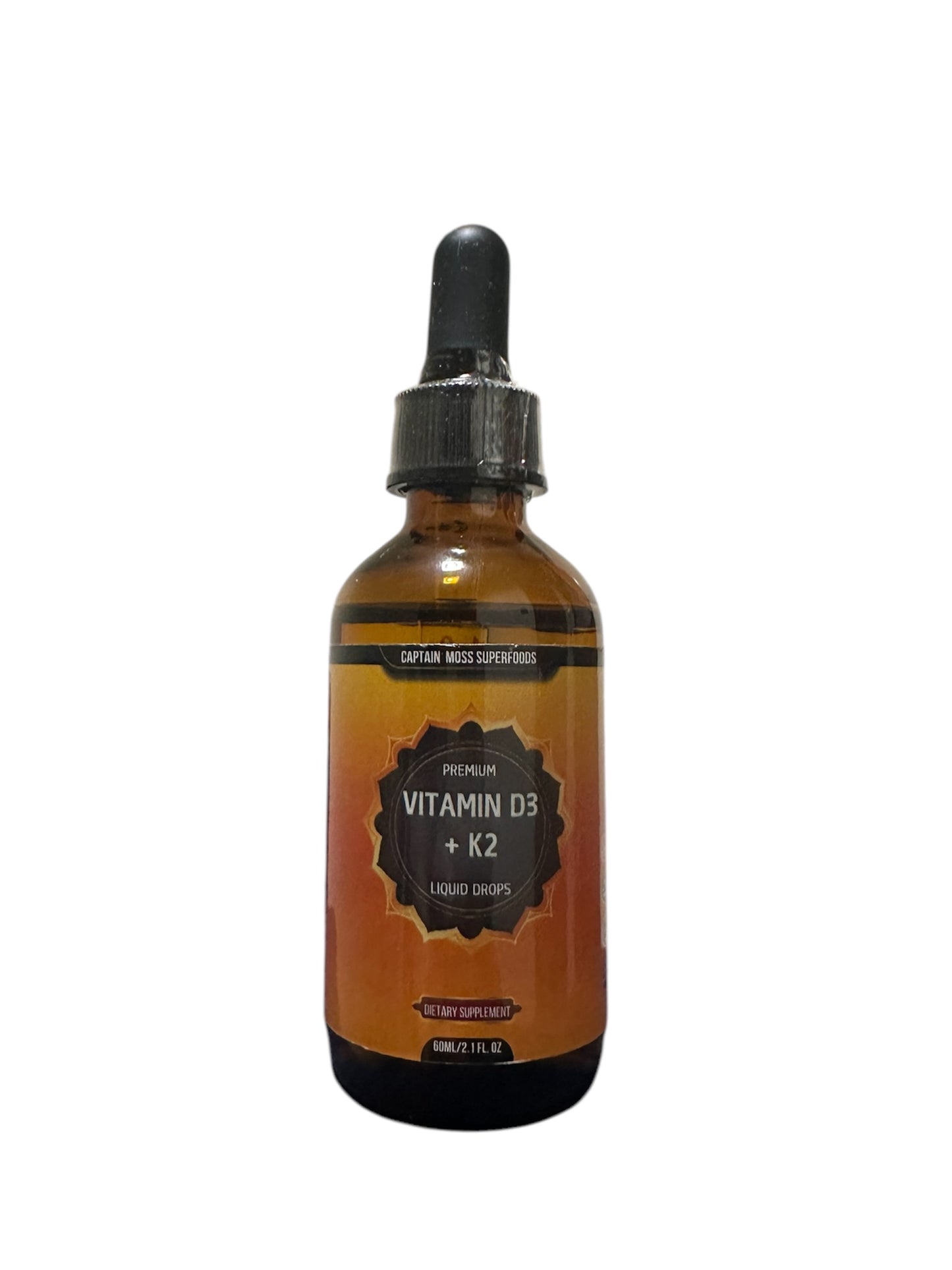 Premium Vitamin D3 & K2 MK7 Liquid Drops | 60ml | 655 servings | 1800IU Per Serving | Vegan | High Strength