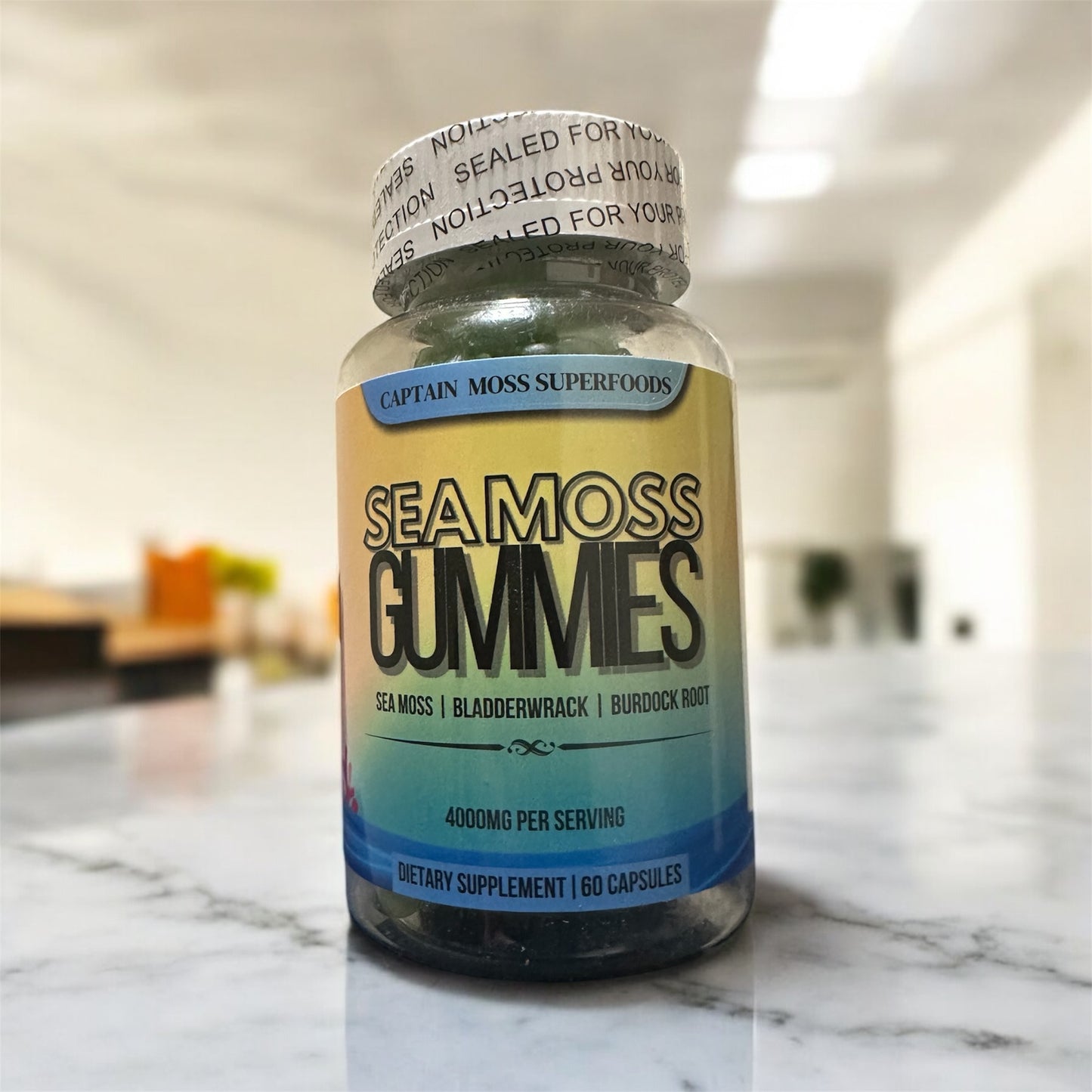 BUY ONE GET ONE FREE
Premium Sea Moss Gummies with Bladderwrack & Burdock Root | 60 Gummies | 4000mg per serving | Halal | Kosher | Vegan |