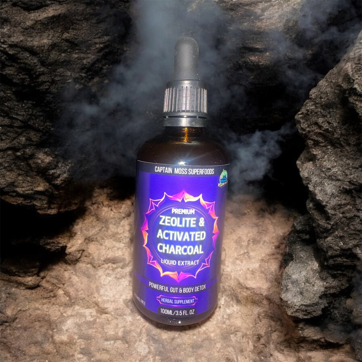 Zeolite & Activated Charcoal | Heavy Metal Detox | Made In UK | Alcohol Free