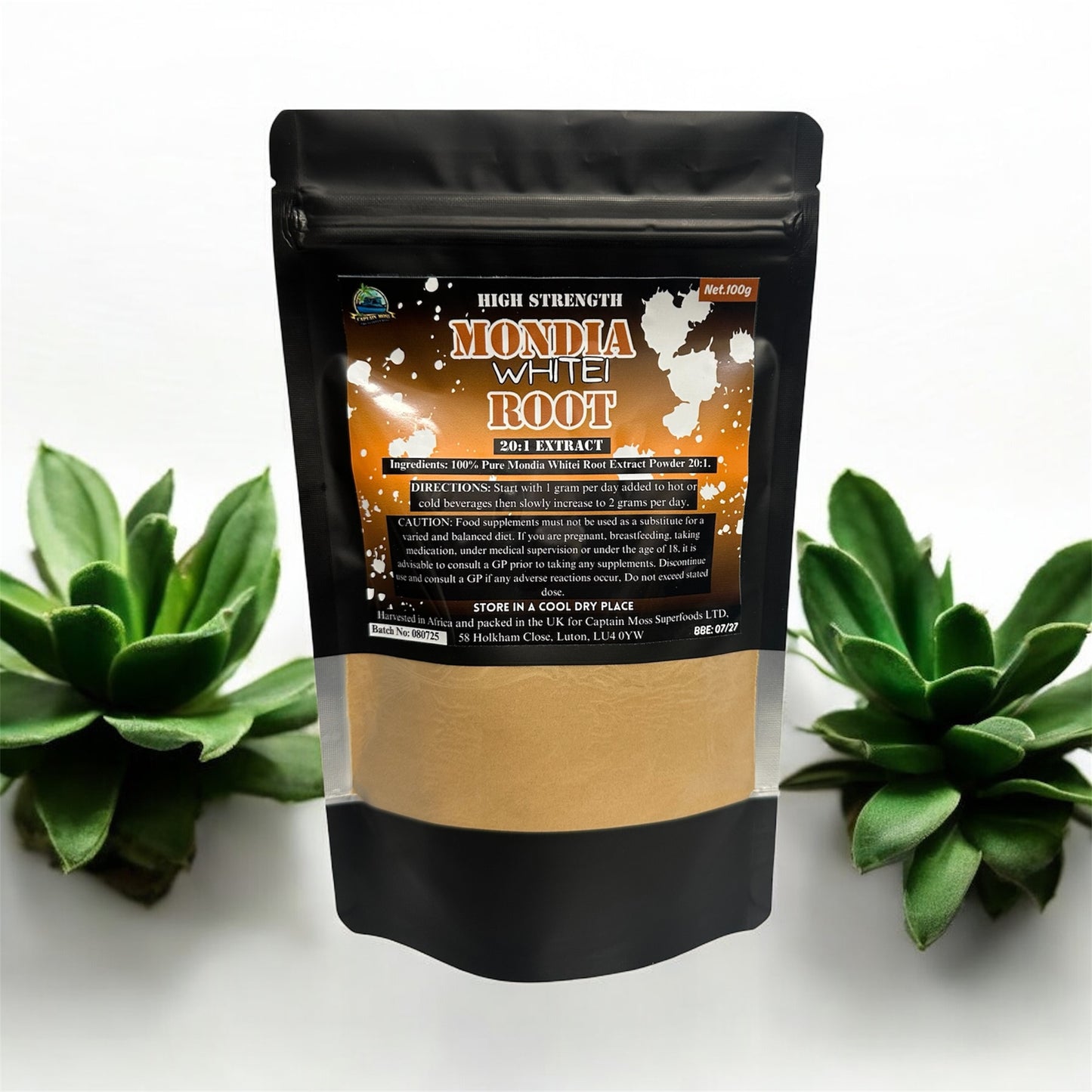 Pure 20:1 Mondia Whitei Powder | Gondolosi | Mulondo | Highest Strength In The UK | 100g