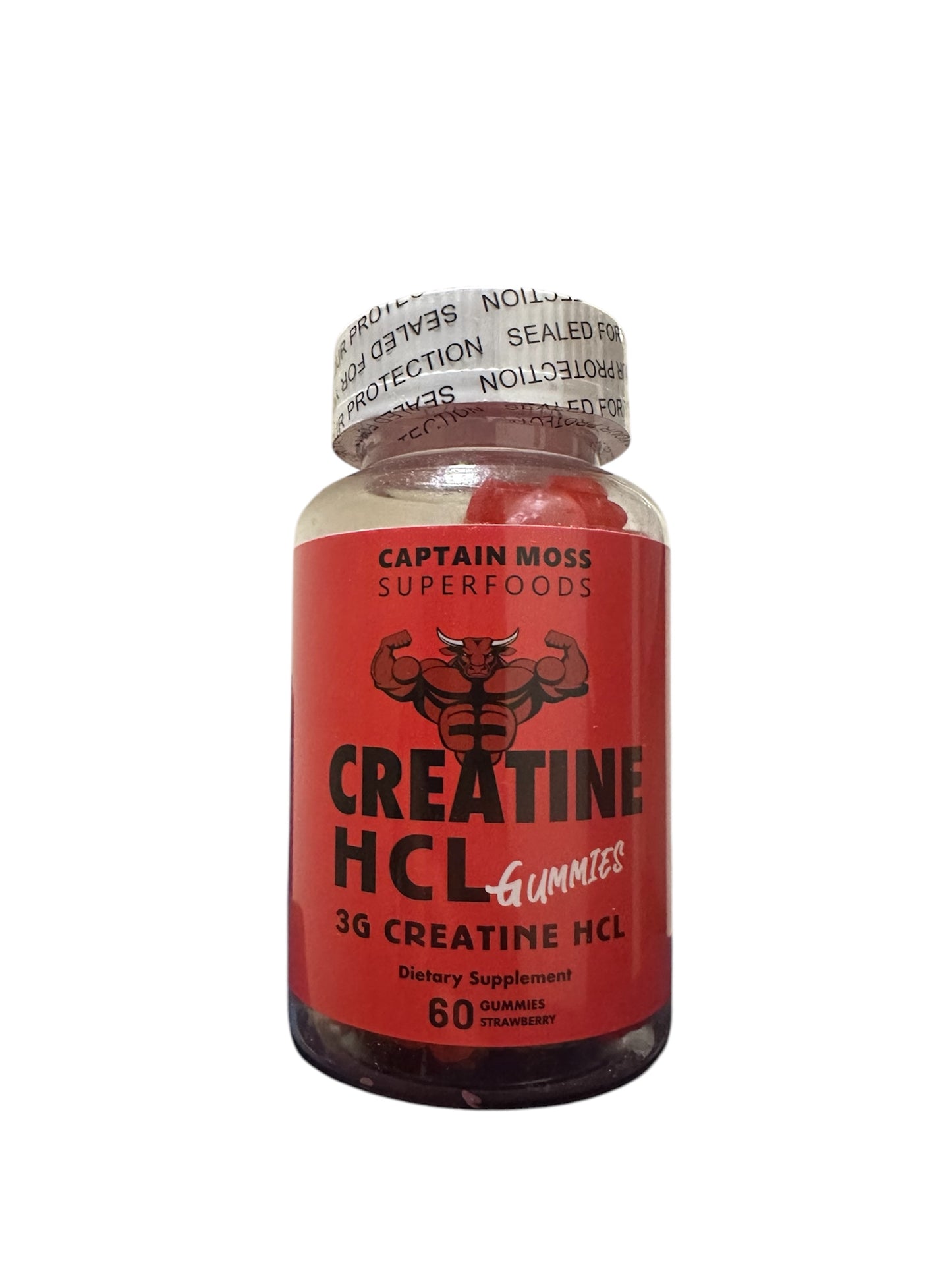 Creatine HCL gummies | 60 Gummies | 3000mg Per Serving | Premium | Increase Strength, Muscle Gain & Endurance | Halal | Kosher | Vegan
