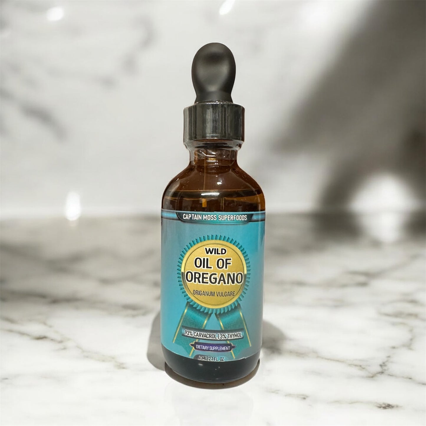 Premium Wild Peruvian Oil Of Oregano | High Strength | 93% Carvacrol | 60ml