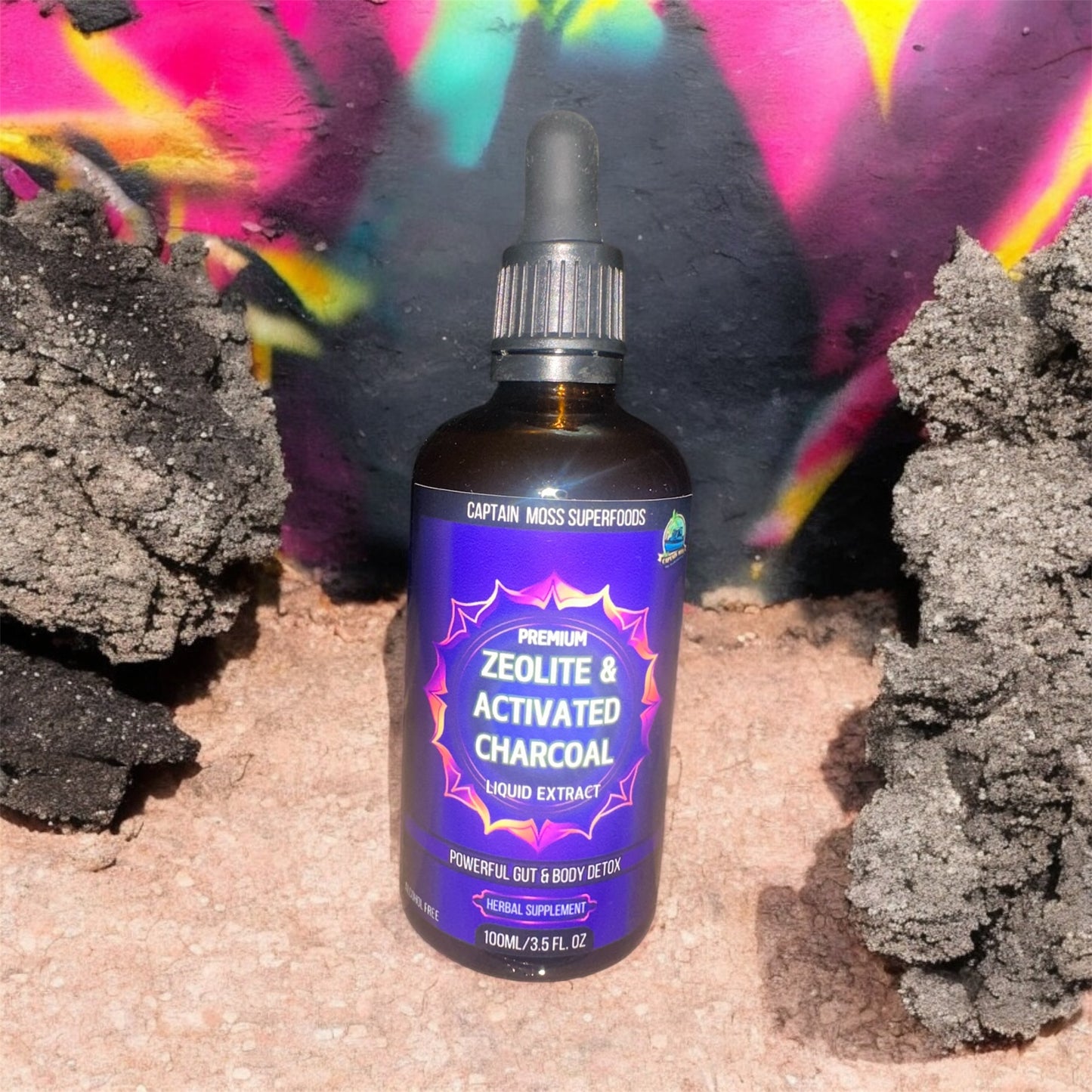 Zeolite & Activated Charcoal | Heavy Metal Detox | Made In UK | Alcohol Free