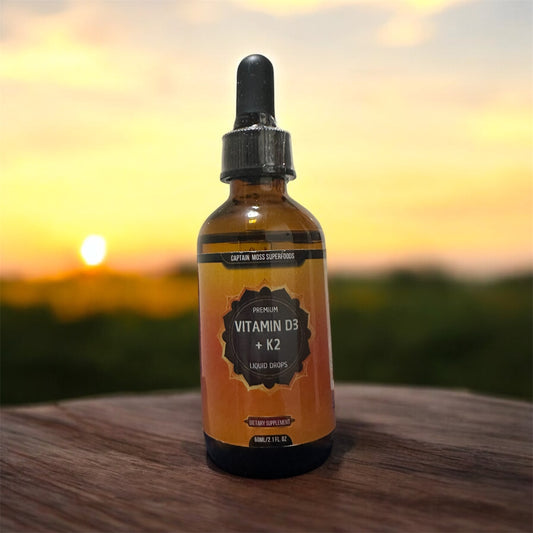 Premium Vitamin D3 & K2 MK7 Liquid Drops | 60ml | 655 servings | 1800IU Per Serving | Vegan | High Strength