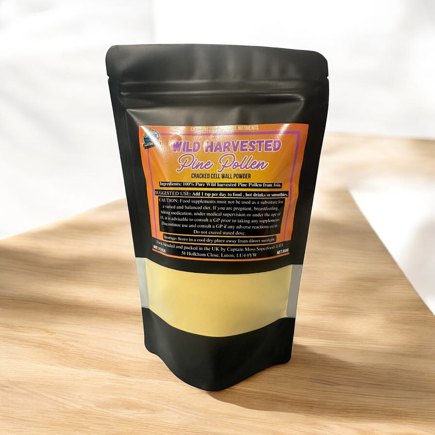 Wild Harvested Pine Pollen, Natural Testosterone Booster 100g