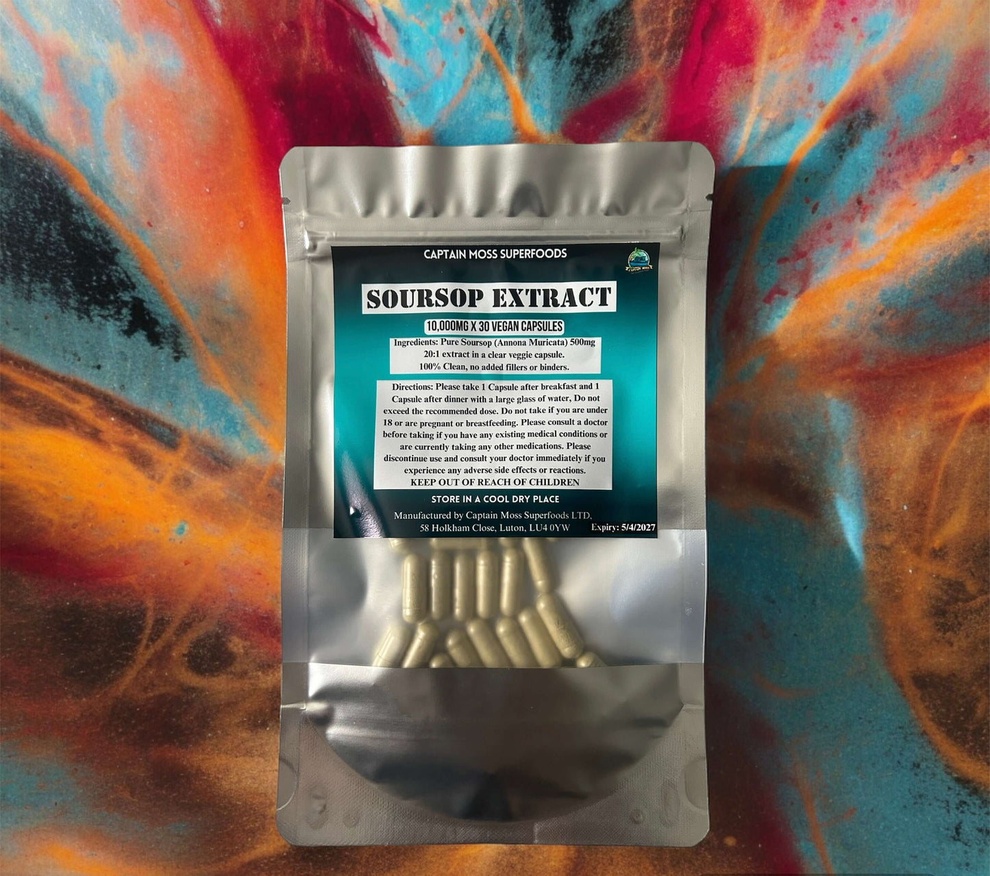 Soursop/Graviola/Guanabana Extract Capsules | 10,000mg per capsules | High Strength | Clean