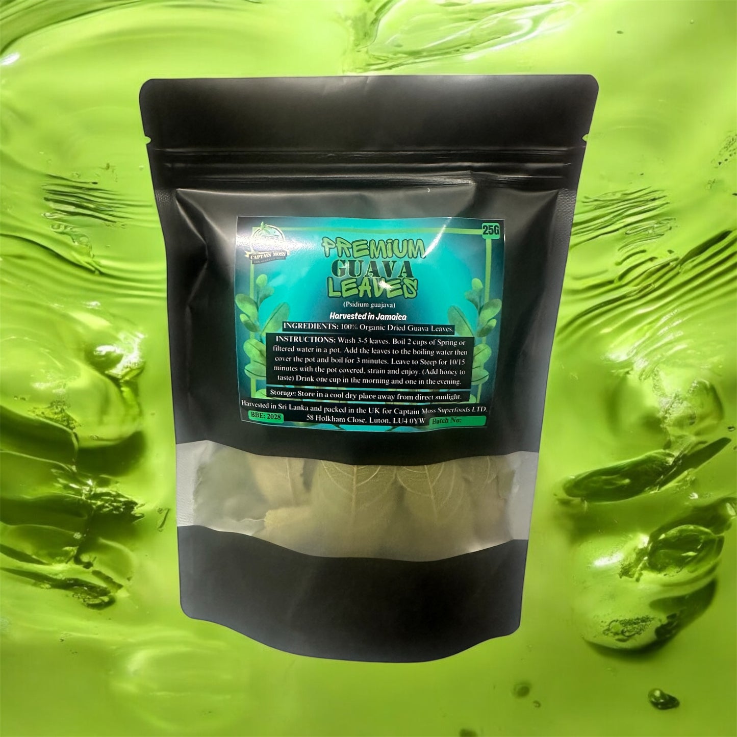 Wild Jamaican Guava Leaves | Dried | Grade A