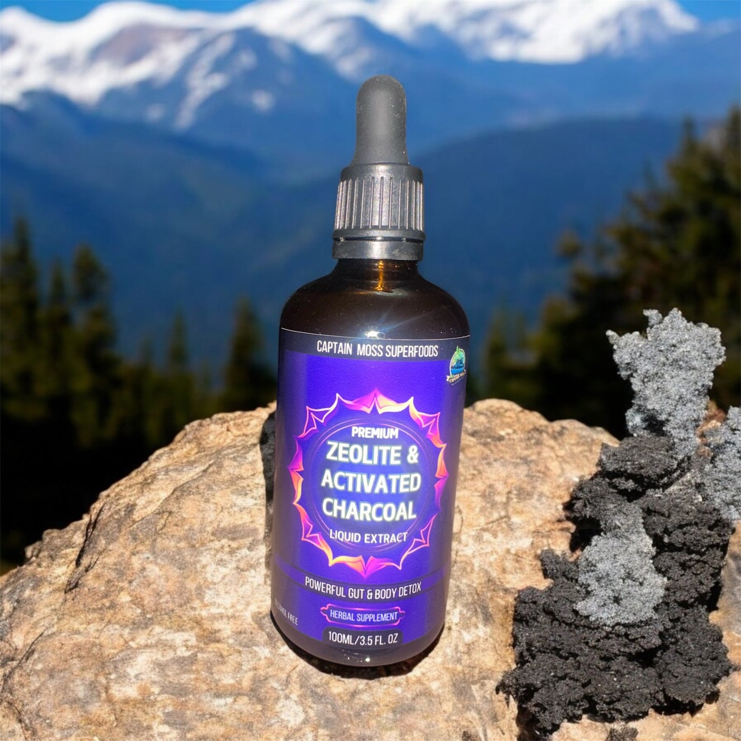 Zeolite & Activated Charcoal | Heavy Metal Detox | Made In UK | Alcohol Free