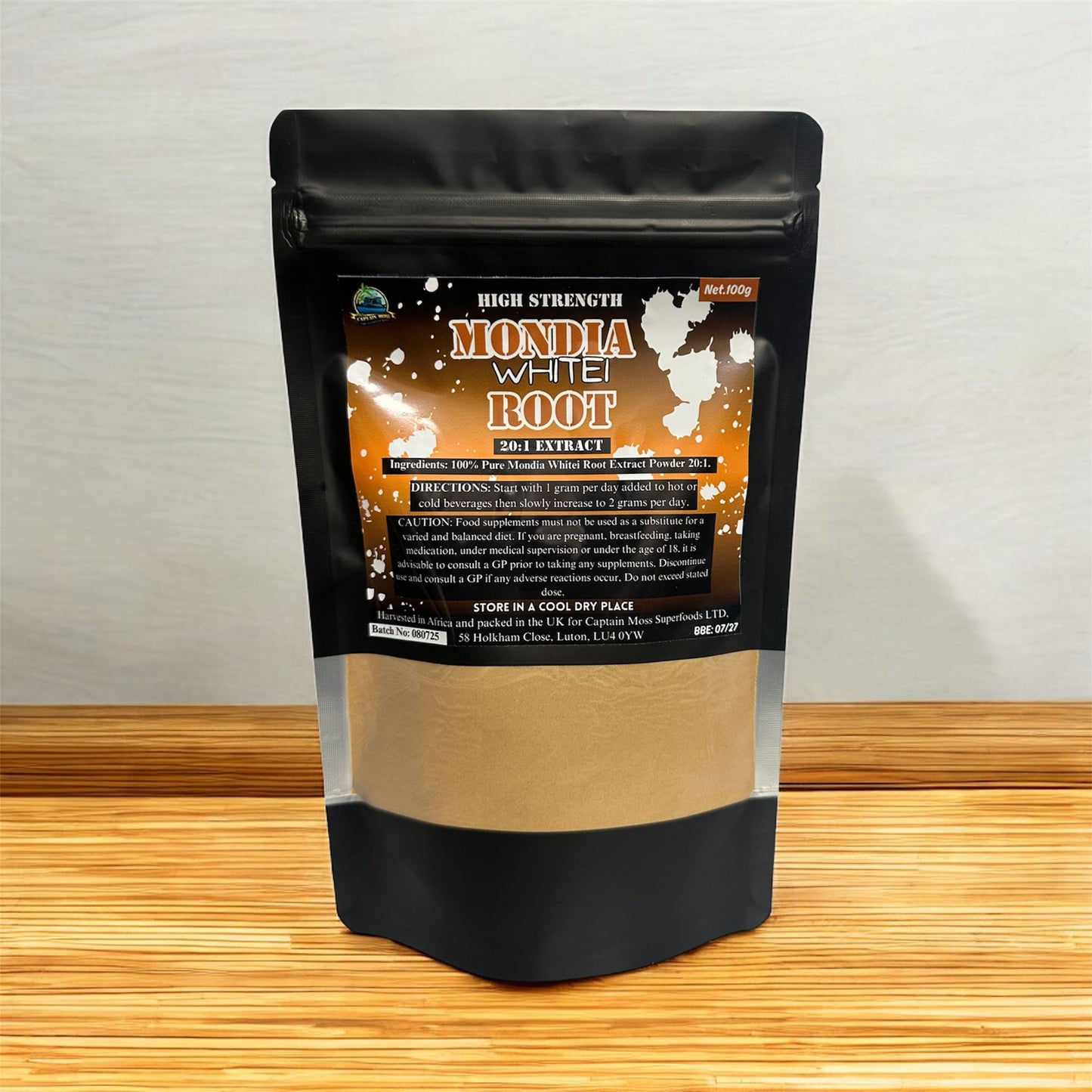Pure 20:1 Mondia Whitei Powder | Gondolosi | Mulondo | Highest Strength In The UK | 100g