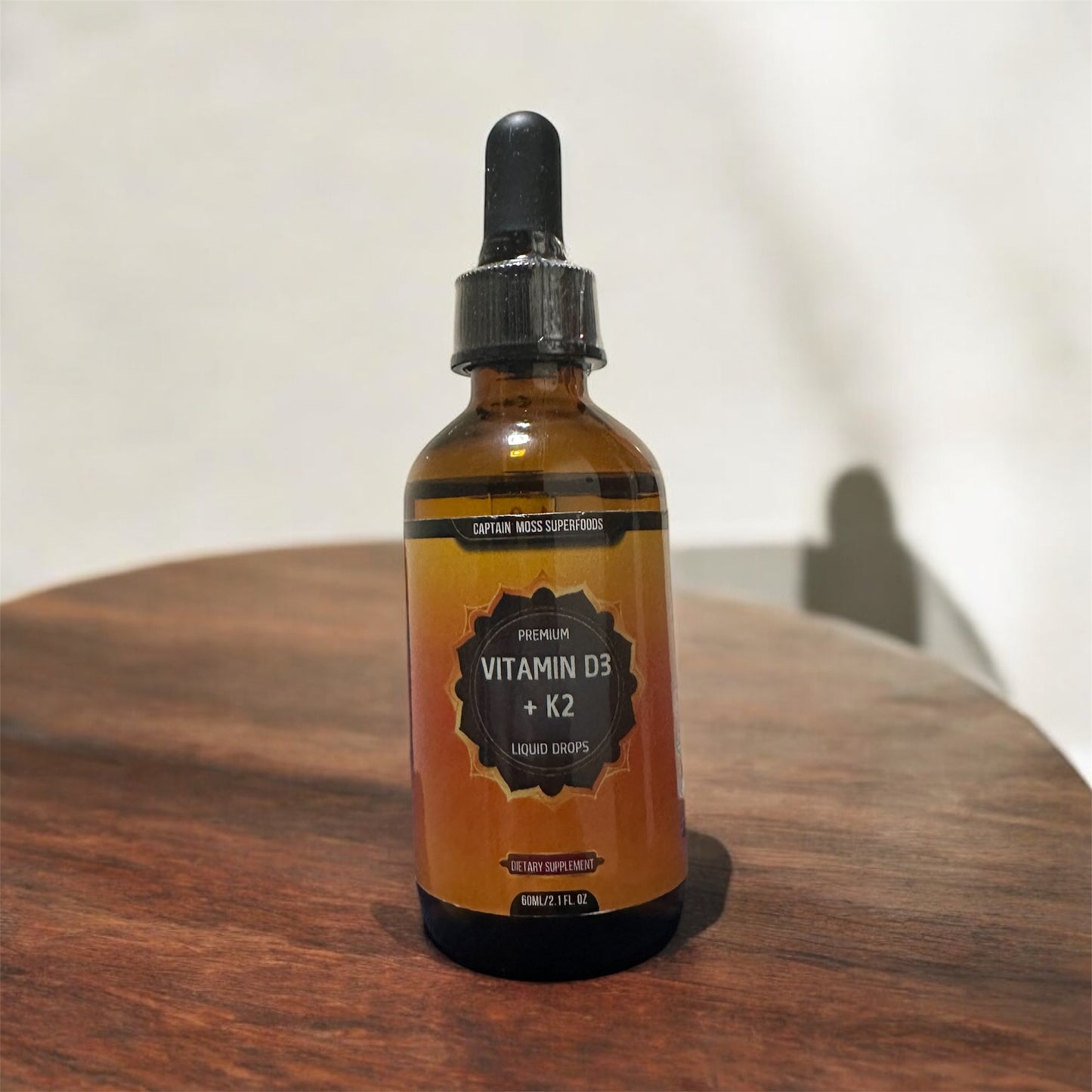 Premium Vitamin D3 & K2 MK7 Liquid Drops | 60ml | 655 servings | 1800IU Per Serving | Vegan | High Strength