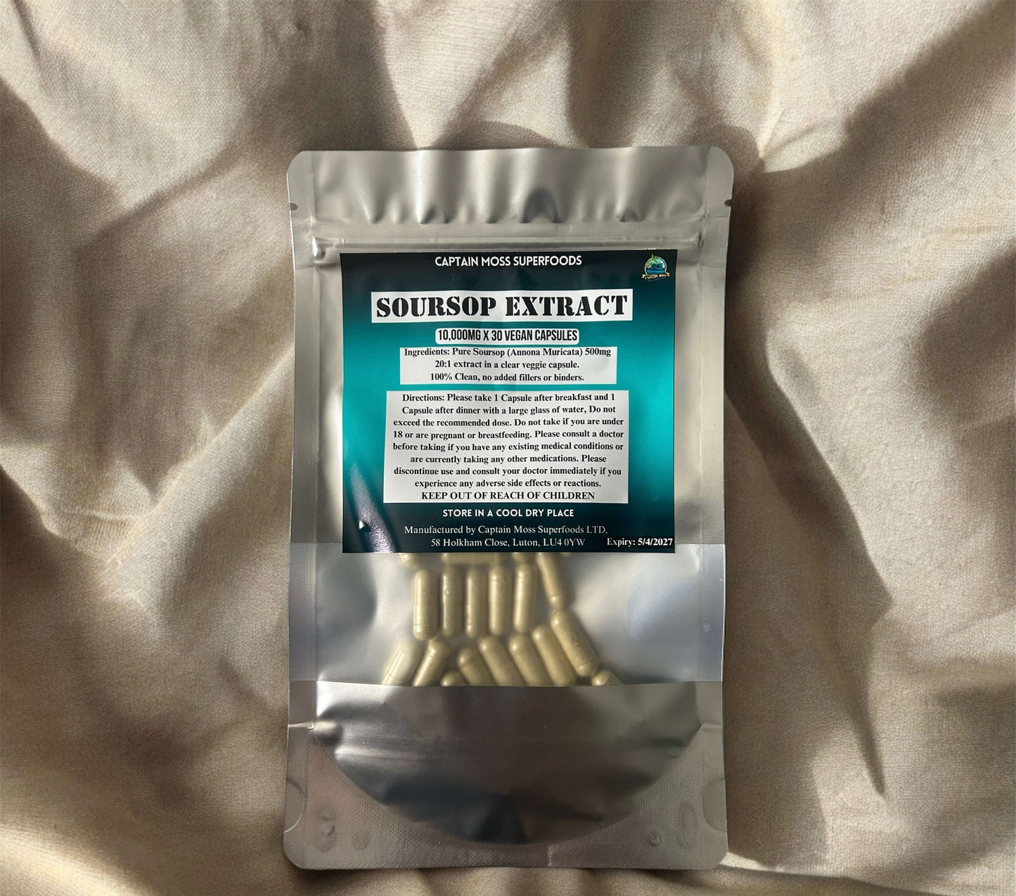 Soursop/Graviola/Guanabana Extract Capsules | 10,000mg per capsules | High Strength | Clean