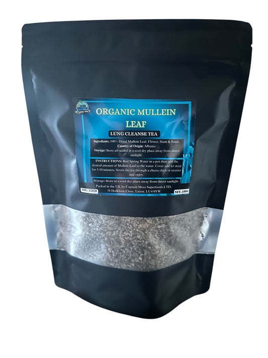 Organic Mullein Leaf - Premium Lung cleanse Tea 100g