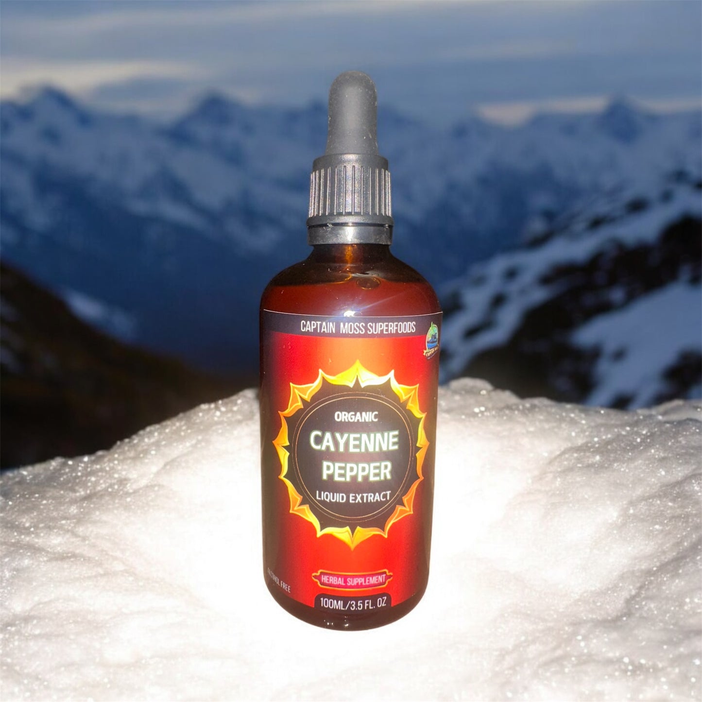 Organic Cayenne Pepper Extract Drops | Premium | Made In UK | Alcohol Free |
