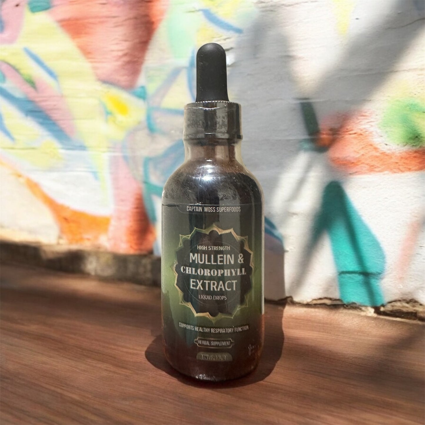 Premium High Strength Mullein & Chlorophyll Liquid Extract | 2900mg | 60ml | UK Made