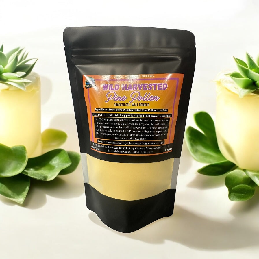 Wild Harvested Pine Pollen, Natural Testosterone Booster 100g