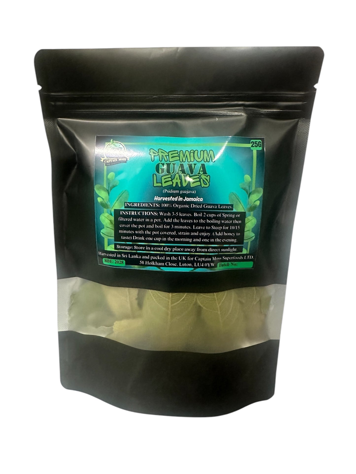 Wild Jamaican Guava Leaves | Dried | Grade A