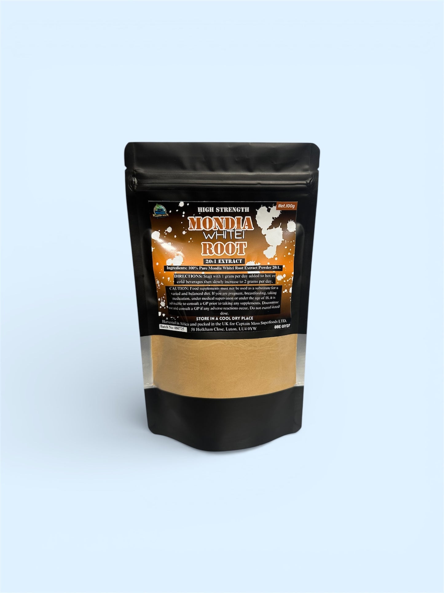 Pure 20:1 Mondia Whitei Powder | Gondolosi | Mulondo | Highest Strength In The UK | 100g