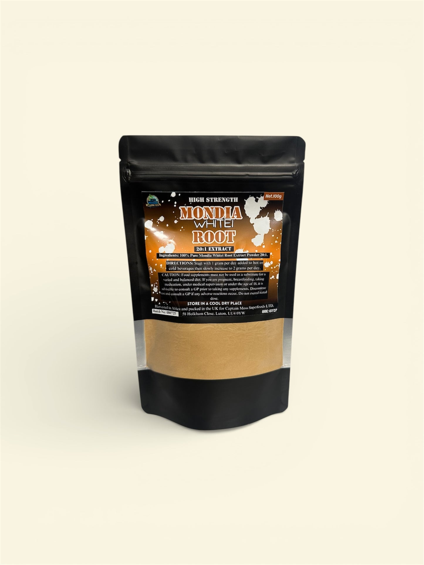 Pure 20:1 Mondia Whitei Powder | Gondolosi | Mulondo | Highest Strength In The UK | 100g