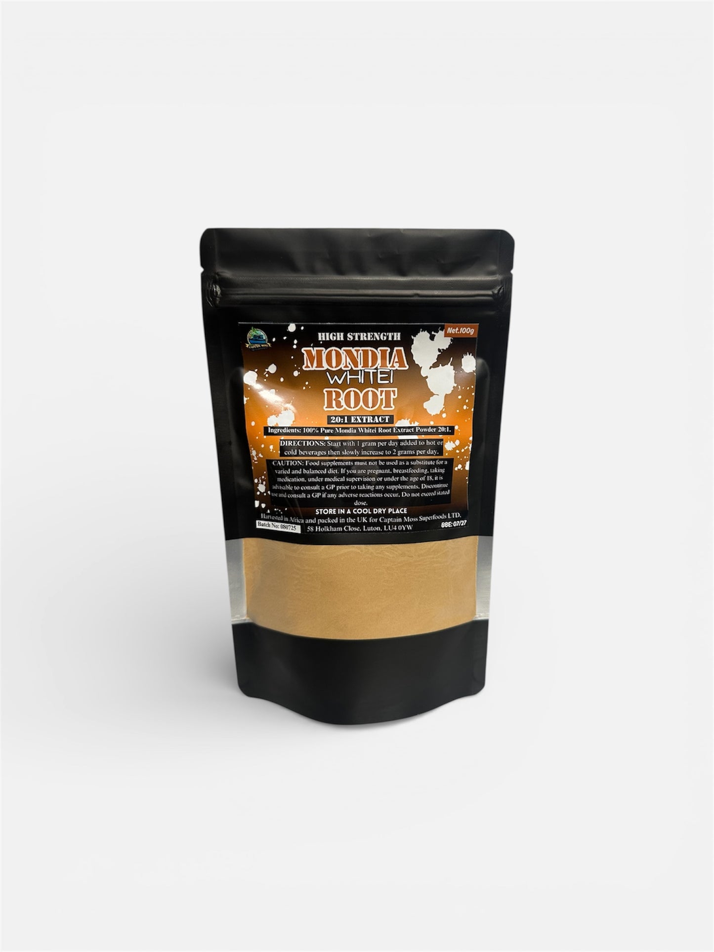 Pure 20:1 Mondia Whitei Powder | Gondolosi | Mulondo | Highest Strength In The UK | 100g