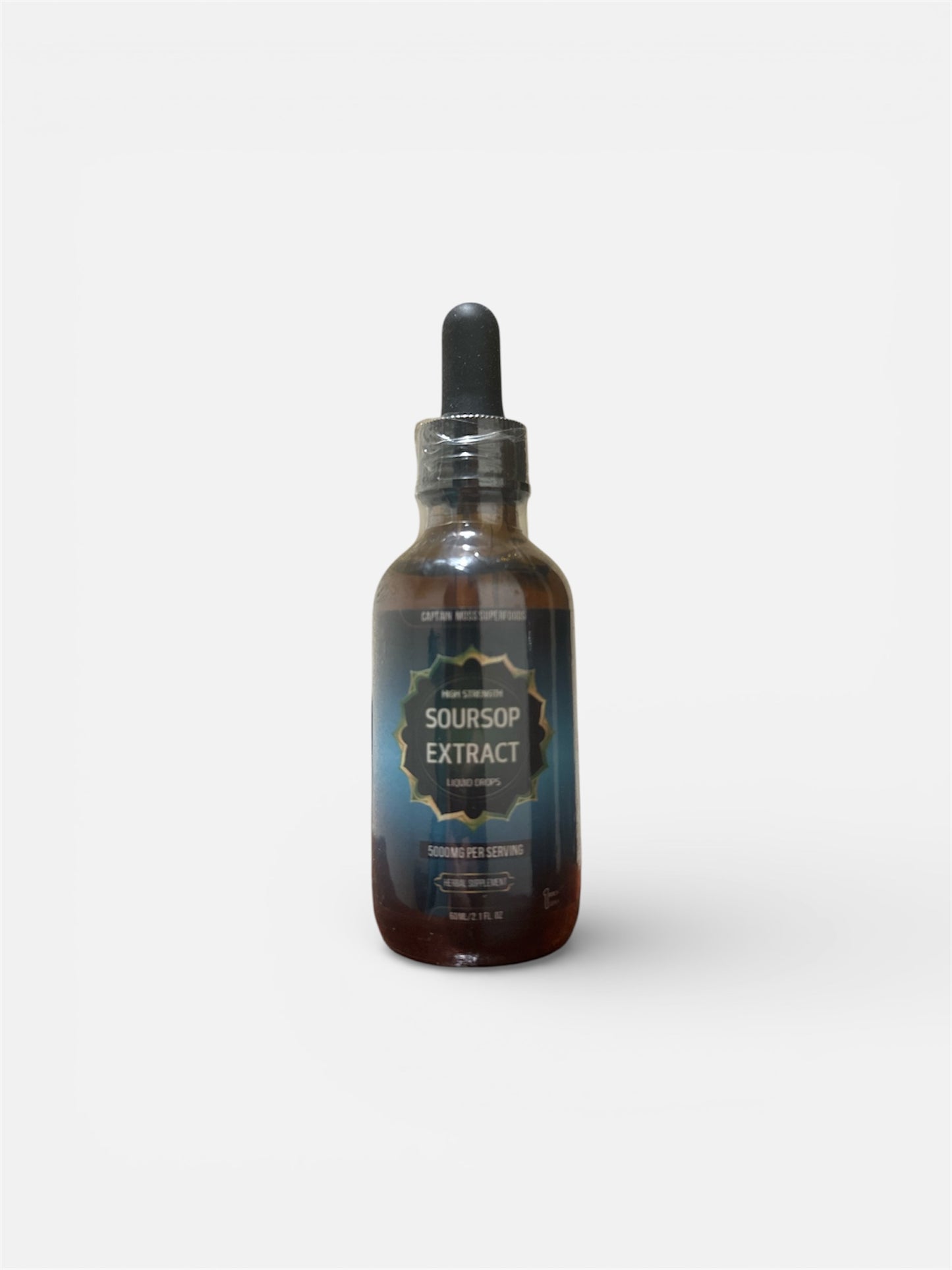 Premium Mega Strength Soursop/Graviola/Guanabana Fruit & Leaf Extract | 5000mg | 60ml