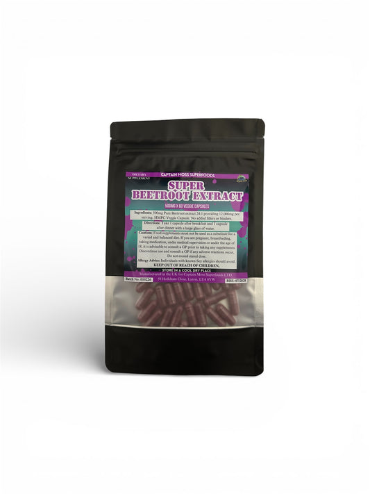Super Beetroot Capsules 12,000mg per serving | Additive Free | Heart | Brain | Performance