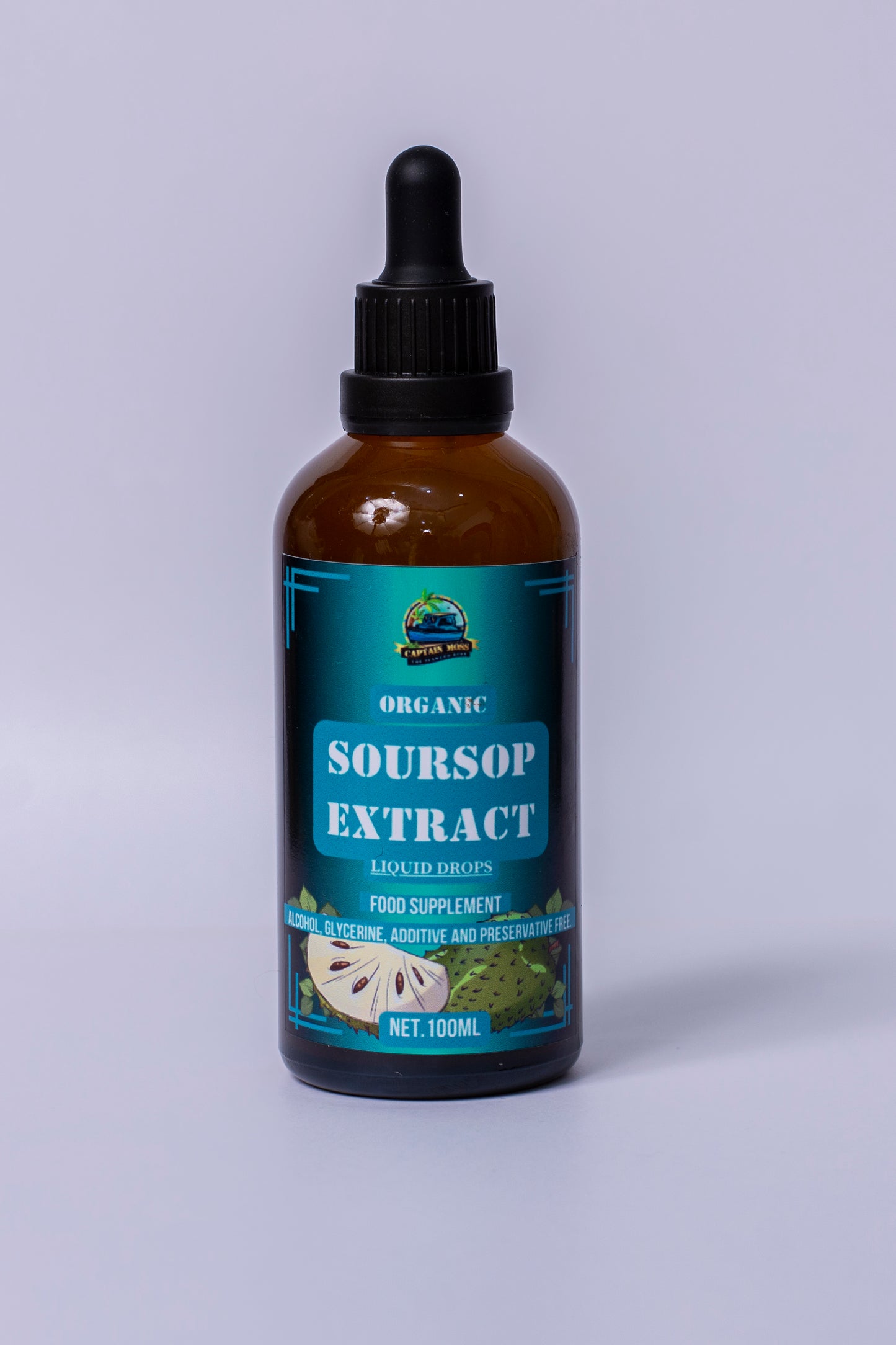 100% Pure Organic Soursop Liquid Extract 100ml | Alcohol Free