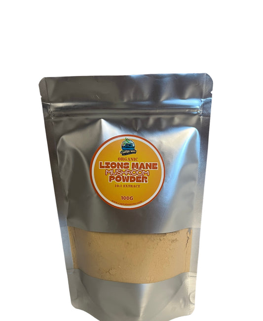 Organic Lions Mane Mushroom Powder 10:1 extract