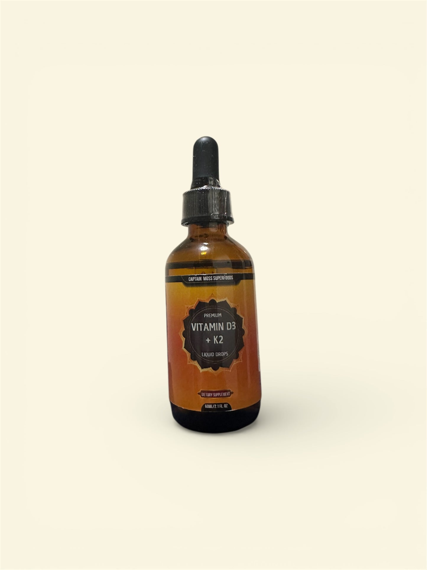 Premium Vitamin D3 & K2 MK7 Liquid Drops | 60ml | 655 servings | 1800IU Per Serving | Vegan | High Strength