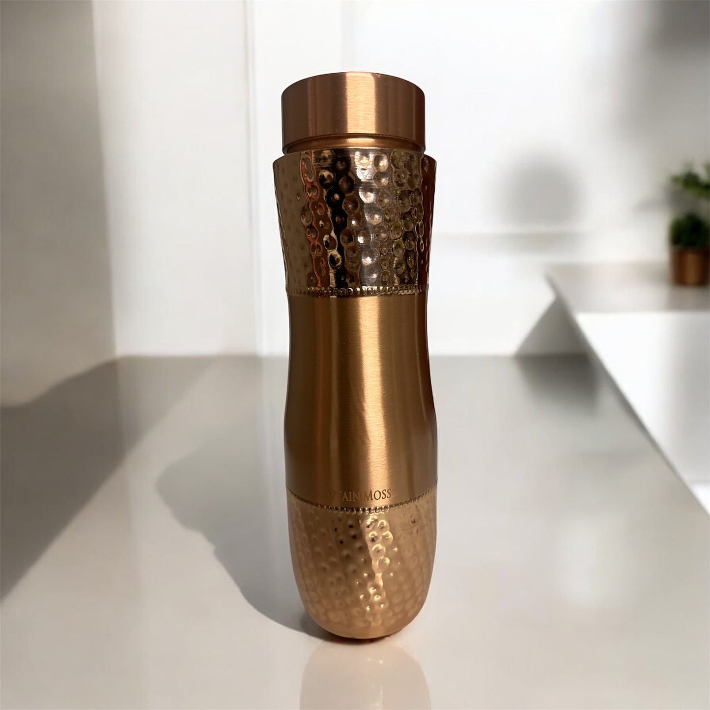 100% Pure Copper Water Bottle | 1litre | Ayurvedic | BPA Free