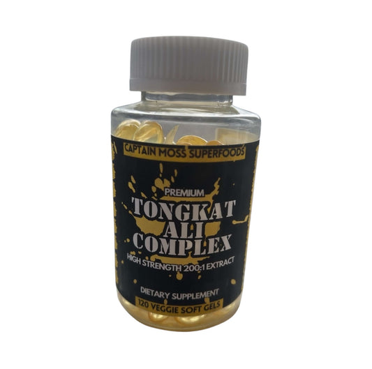 Premium Tong Ali Complex 200:1 | 120 Vegan Soft Gels | High Strength |