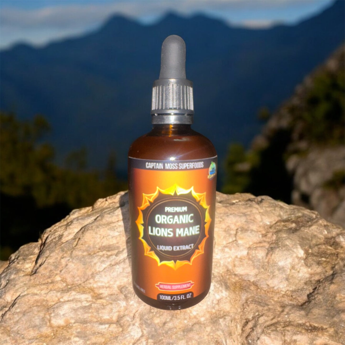 Organic Lion’s Mane Triple Extract Drops | Premium | 100ml | Alcohol Free | UK