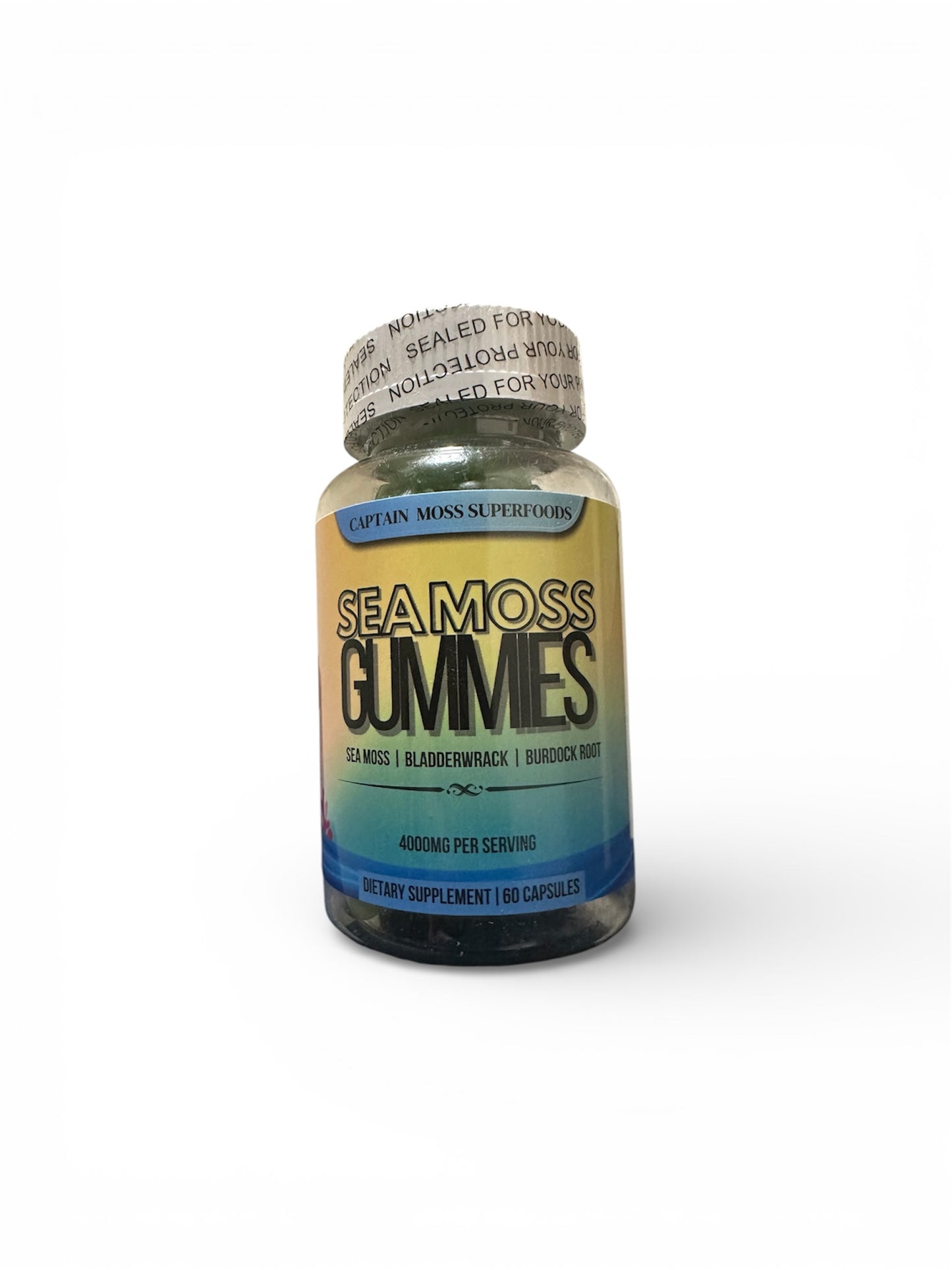 BUY ONE GET ONE FREE 
Premium Sea Moss Gummies with Bladderwrack & Burdock Root | 60 Gummies | 4000mg per serving | Halal | Kosher | Vegan |