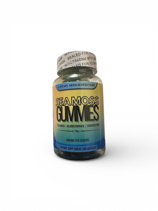 BUY ONE GET ONE FREE 
Premium Sea Moss Gummies with Bladderwrack & Burdock Root | 60 Gummies | 4000mg per serving | Halal | Kosher | Vegan |