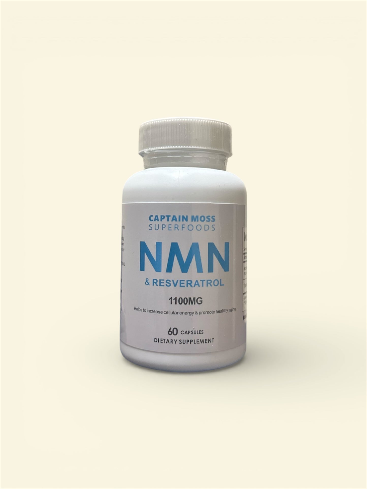 BOGOF - Pure NMN & Resveratrol Capsules | 60 Capsules | 1100mg per serving | Lab Tested | High Strength | Anti Aging | Better Sleep | Energy | Increase NAD+ Levels