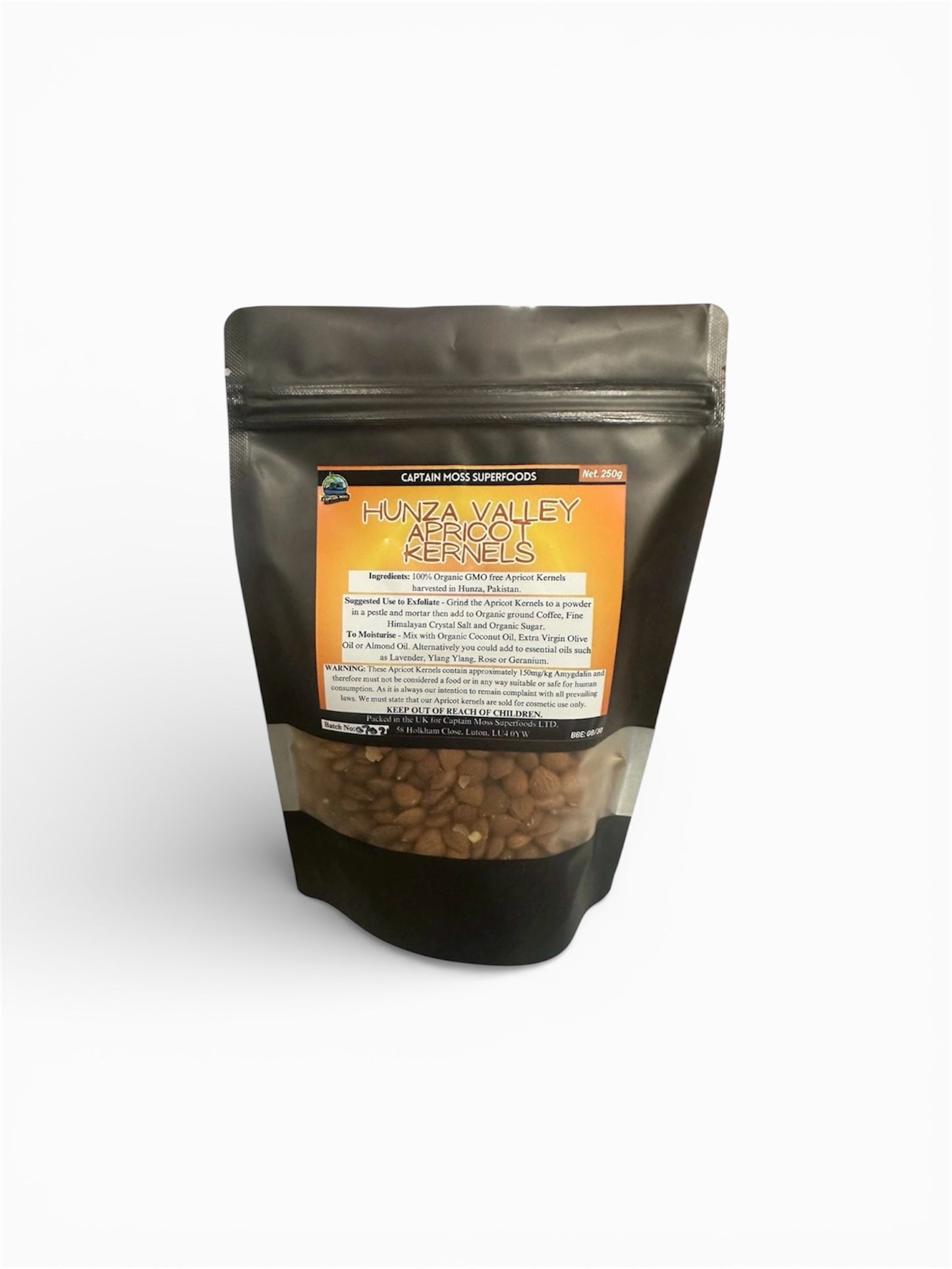 Organic Raw Bitter Apricot Kernels | Hunza Valley | Premium | 250g