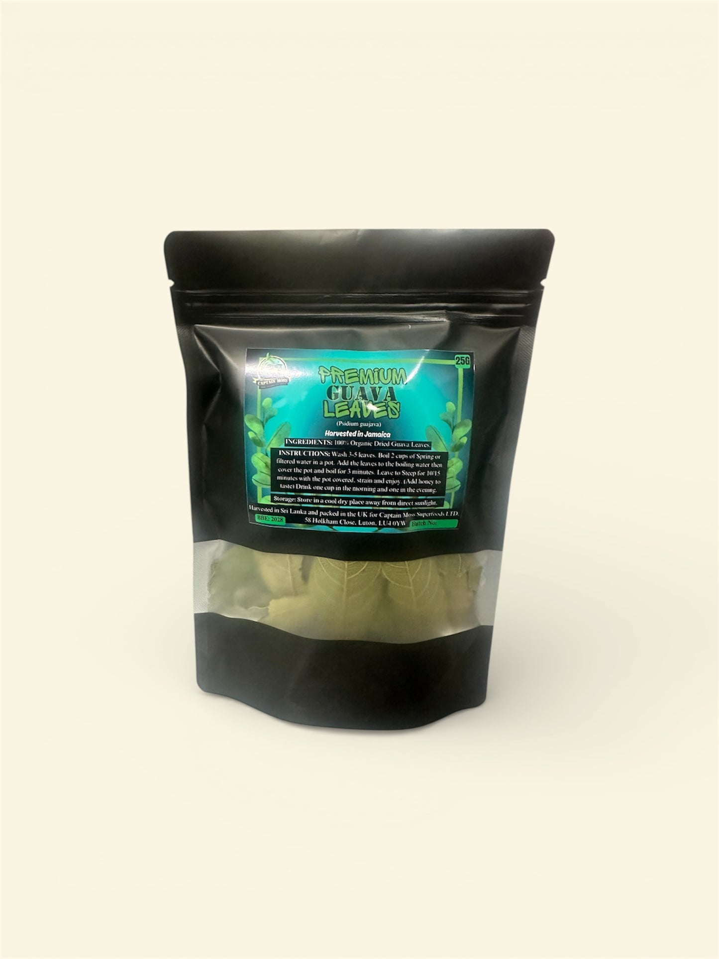 Wild Jamaican Guava Leaves | Dried | Grade A