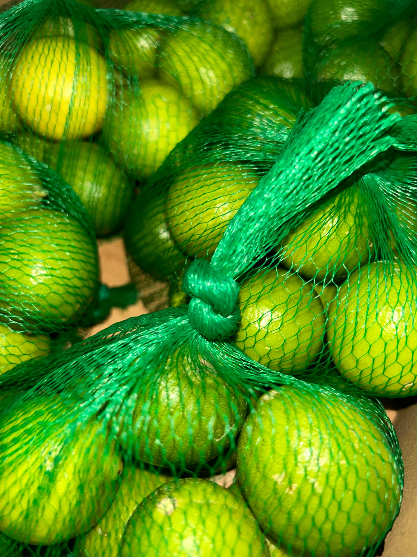 Seeded Key Limes Organicaly grown in Egypt.