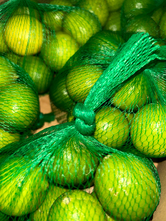 Seeded Key Limes Organicaly grown in Egypt.