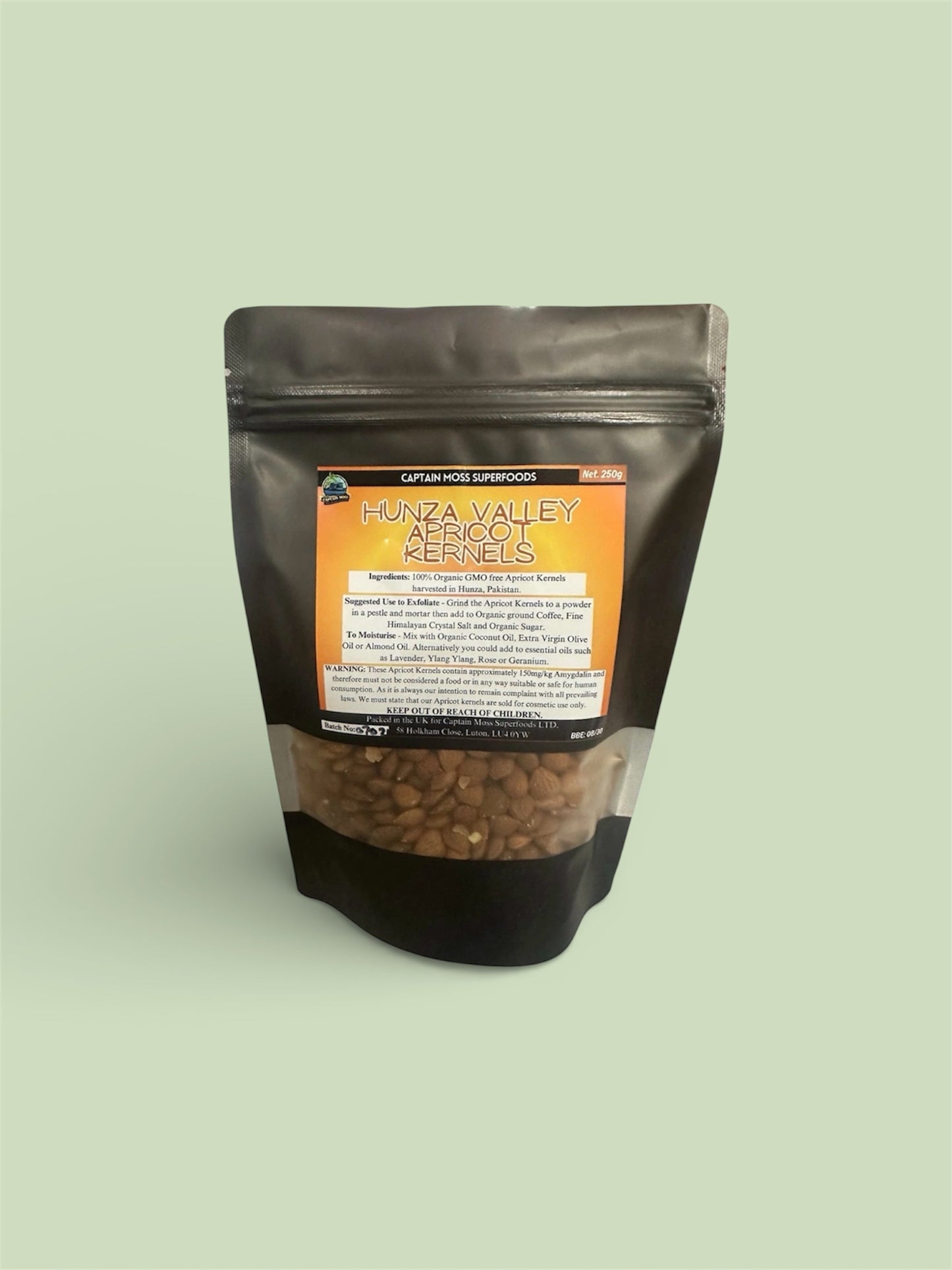 Organic Raw Bitter Apricot Kernels | Hunza Valley | Premium | 250g