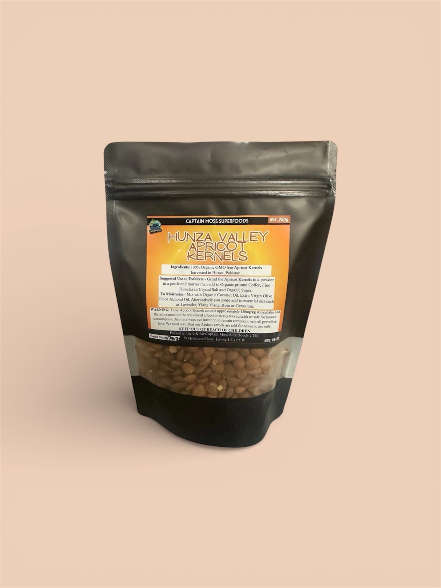 Organic Raw Bitter Apricot Kernels | Hunza Valley | Premium | 250g