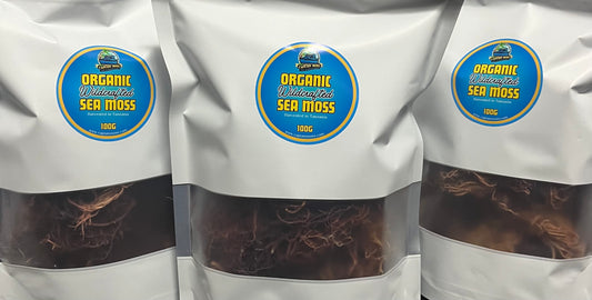 Premium, Wildcrafted Purple St Lucian Sea Moss 100g