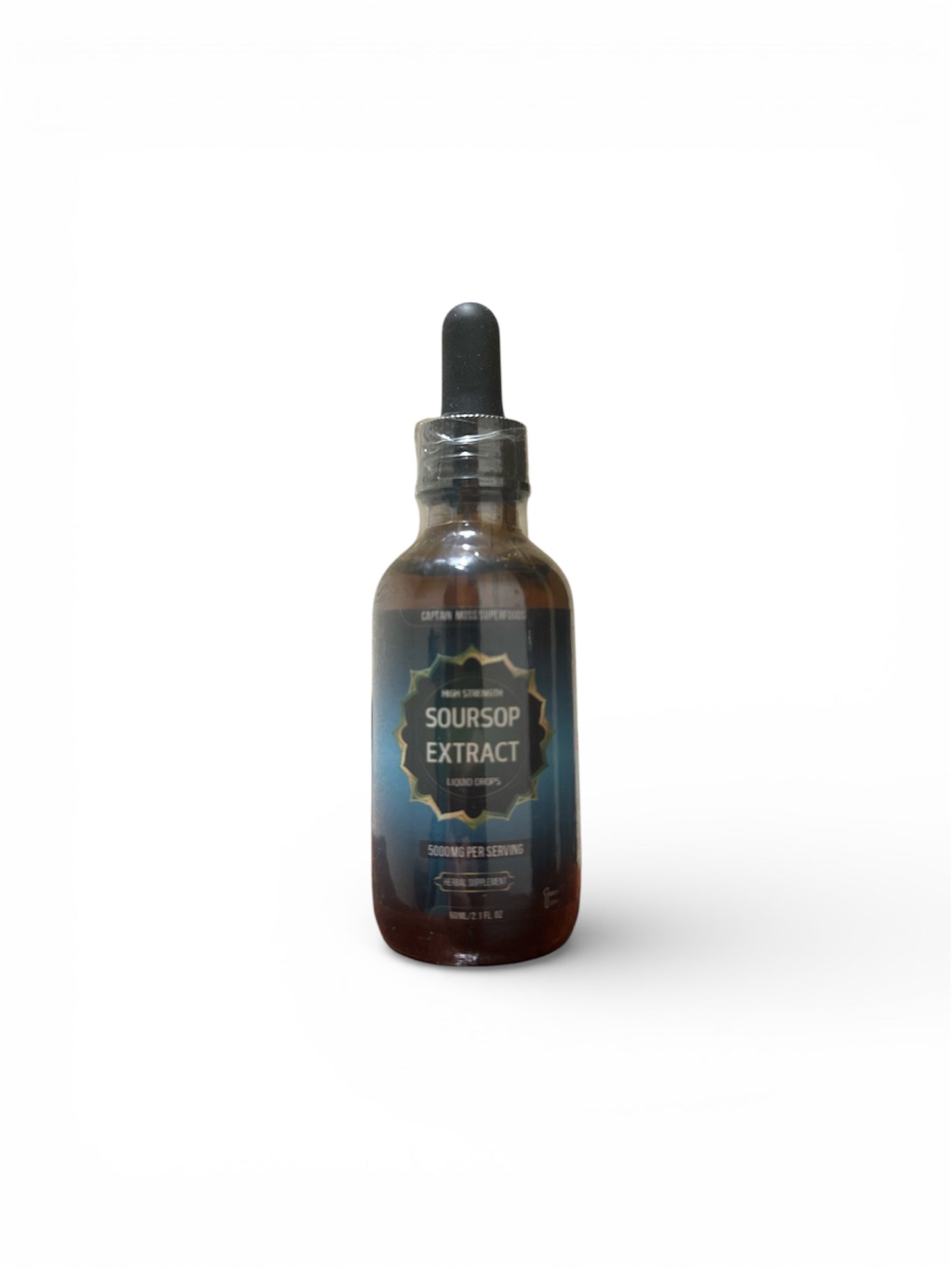 Premium Mega Strength Soursop/Graviola/Guanabana Fruit & Leaf Extract | 5000mg | 60ml