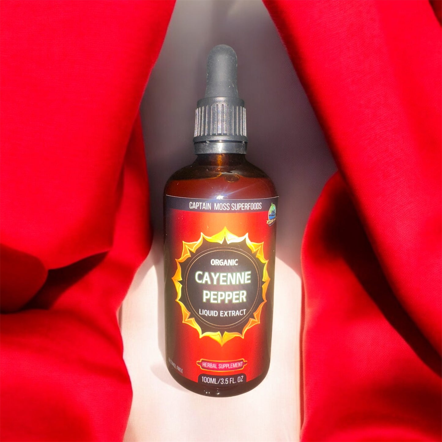 Organic Cayenne Pepper Extract Drops | Premium | Made In UK | Alcohol Free |