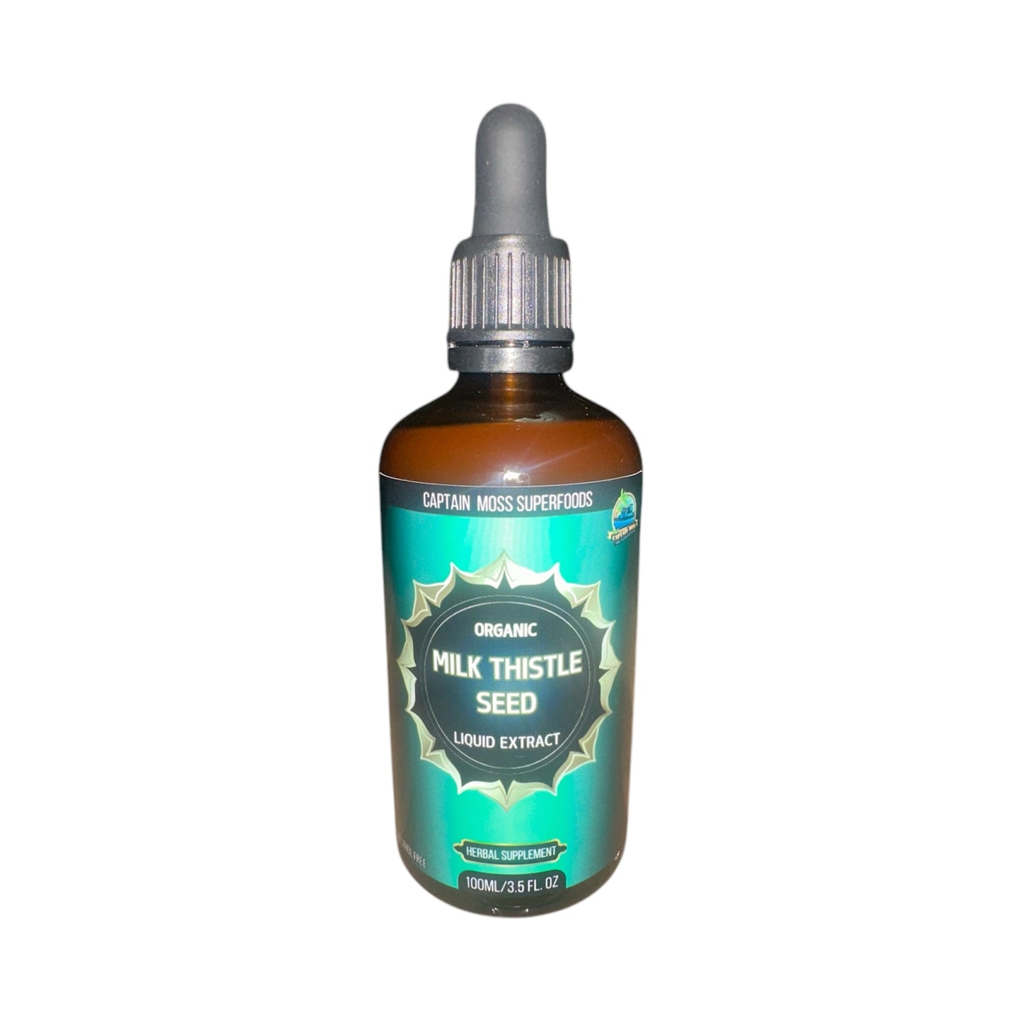 Organic Milk Thistle Seed Extract Drops |  Premium | UK Made | 100ml | Alcohol Free