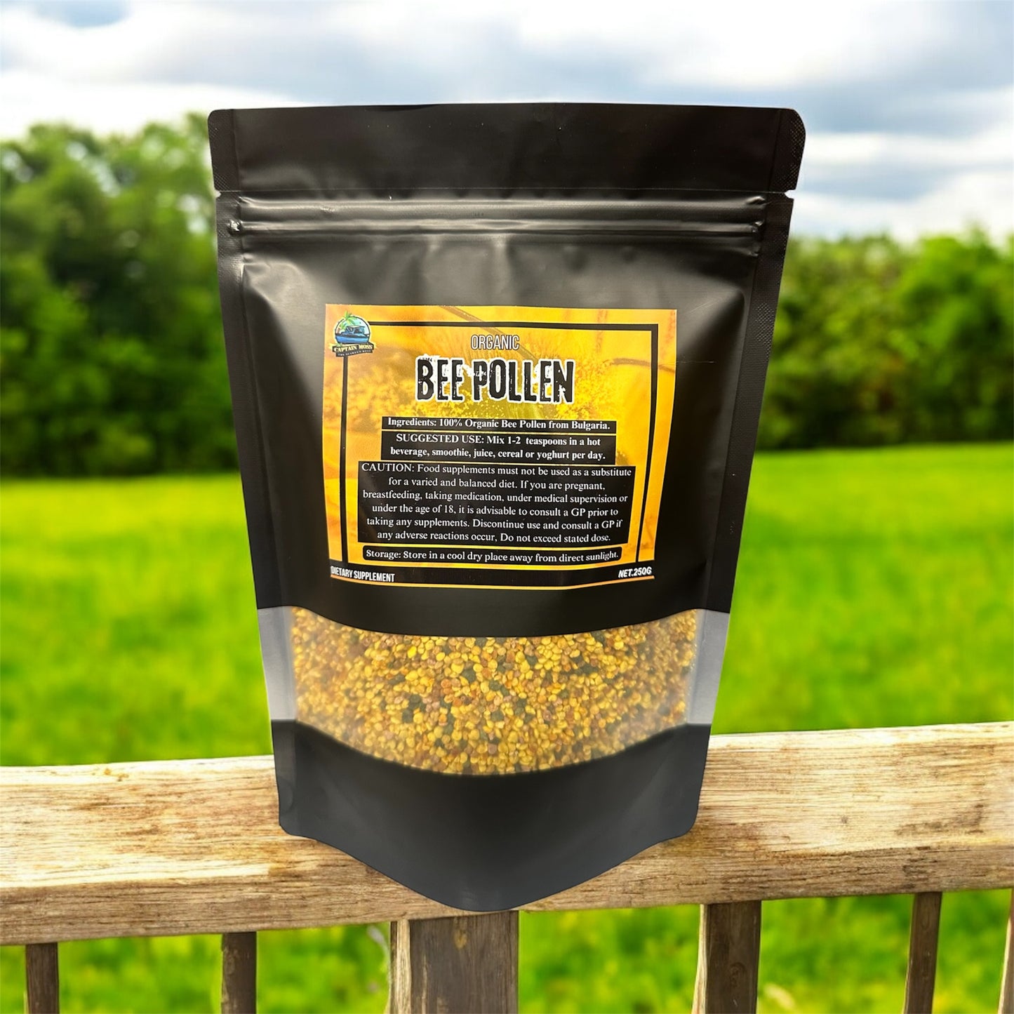 Organic unrefined Bee Pollen 250g