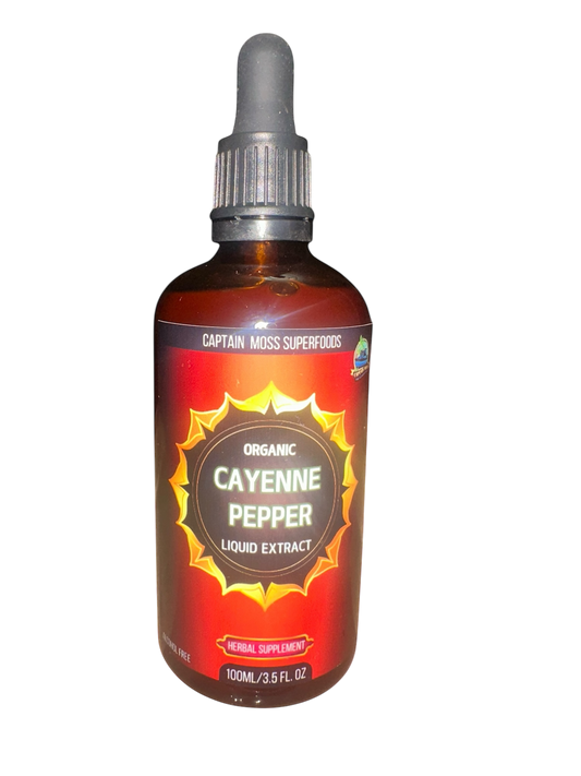 Organic Cayenne Pepper Extract Drops | Premium | Made In UK | Alcohol Free |