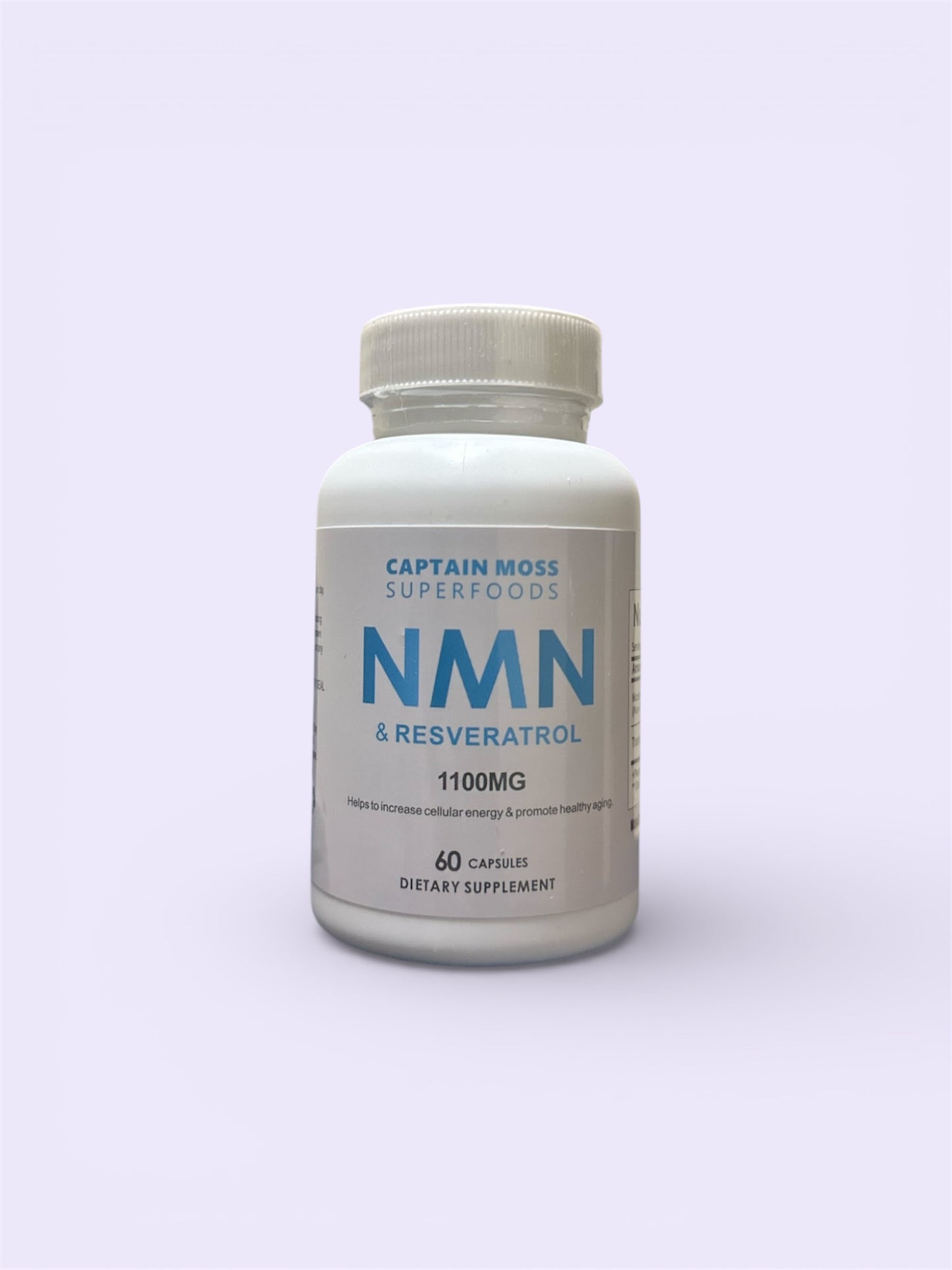 BOGOF - Pure NMN & Resveratrol Capsules | 60 Capsules | 1100mg per serving | Lab Tested | High Strength | Anti Aging | Better Sleep | Energy | Increase NAD+ Levels