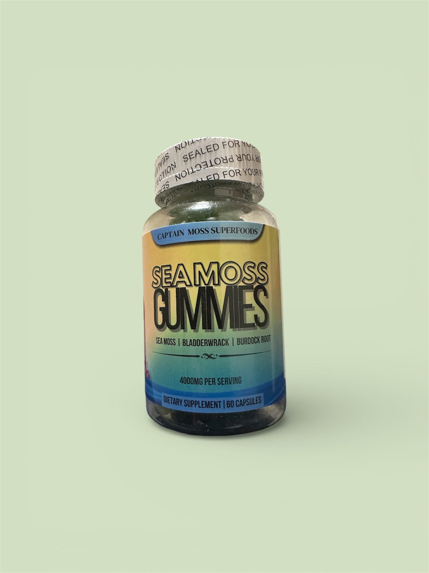 BUY ONE GET ONE FREE 
Premium Sea Moss Gummies with Bladderwrack & Burdock Root | 60 Gummies | 4000mg per serving | Halal | Kosher | Vegan |